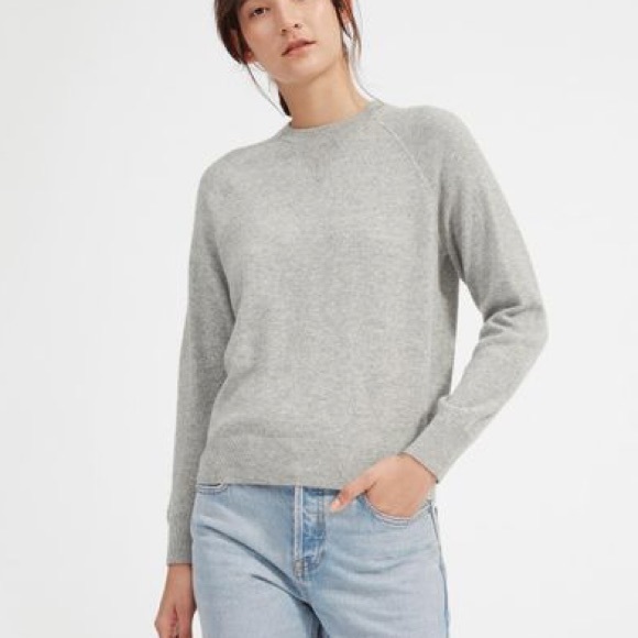 grey cotton sweatshirt
